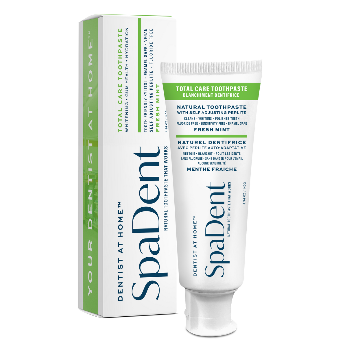 Total Care Toothpaste - Fresh Mint 156g | SD Naturals USA